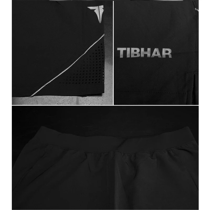 Tibhar Table Tennis Shorts TB-1 TB-3 TB-12 Breathable Sports Ball Pants Table Tennis Wear for Boys and Girls Ping Pong Game