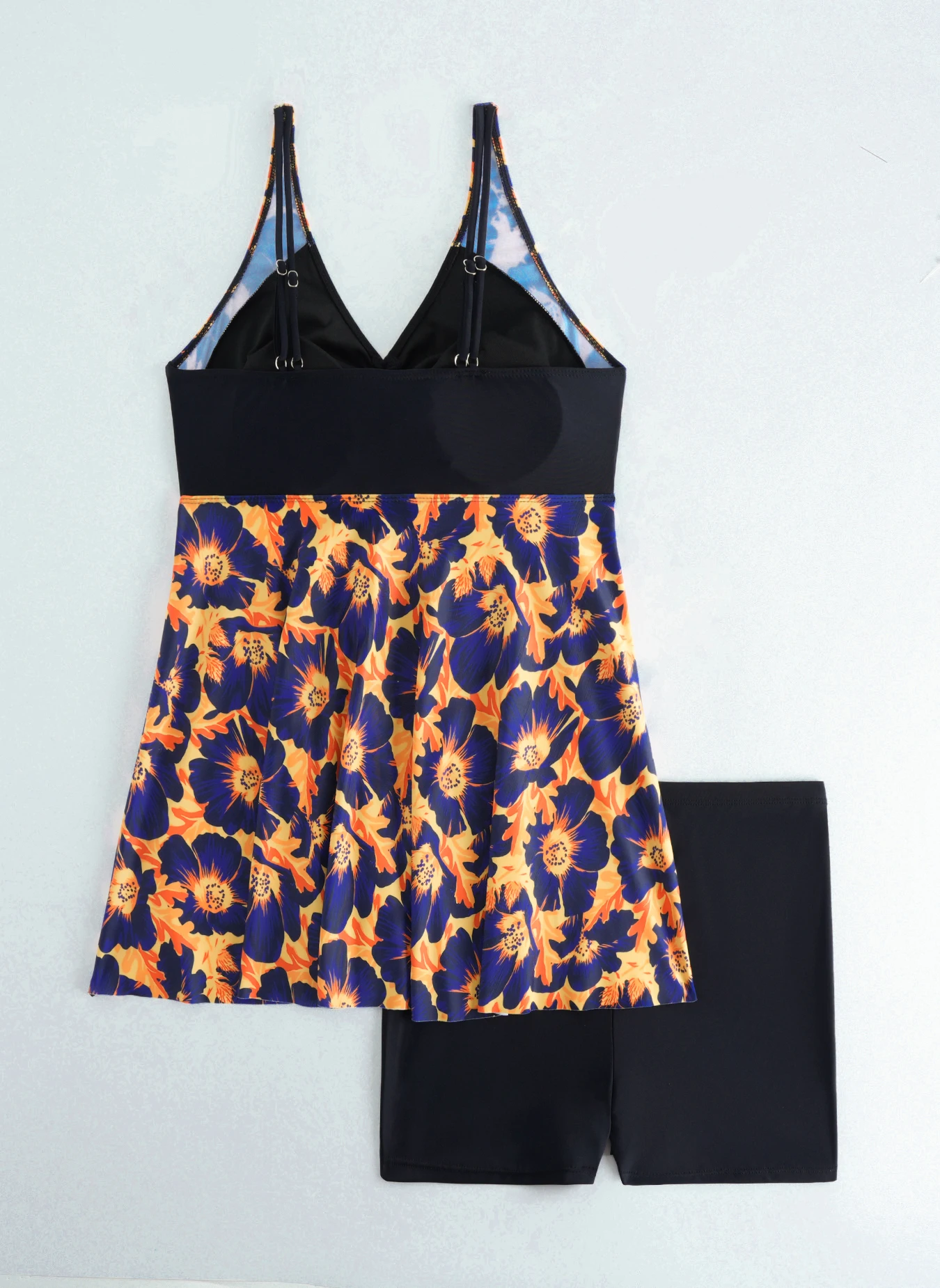 2026 Swimsuit Women Leopard Large Plus Size Tankini 2 Pieces Swimwear Female Bathers Bathing Swimming Swim Suit Beach Dress 5XL
