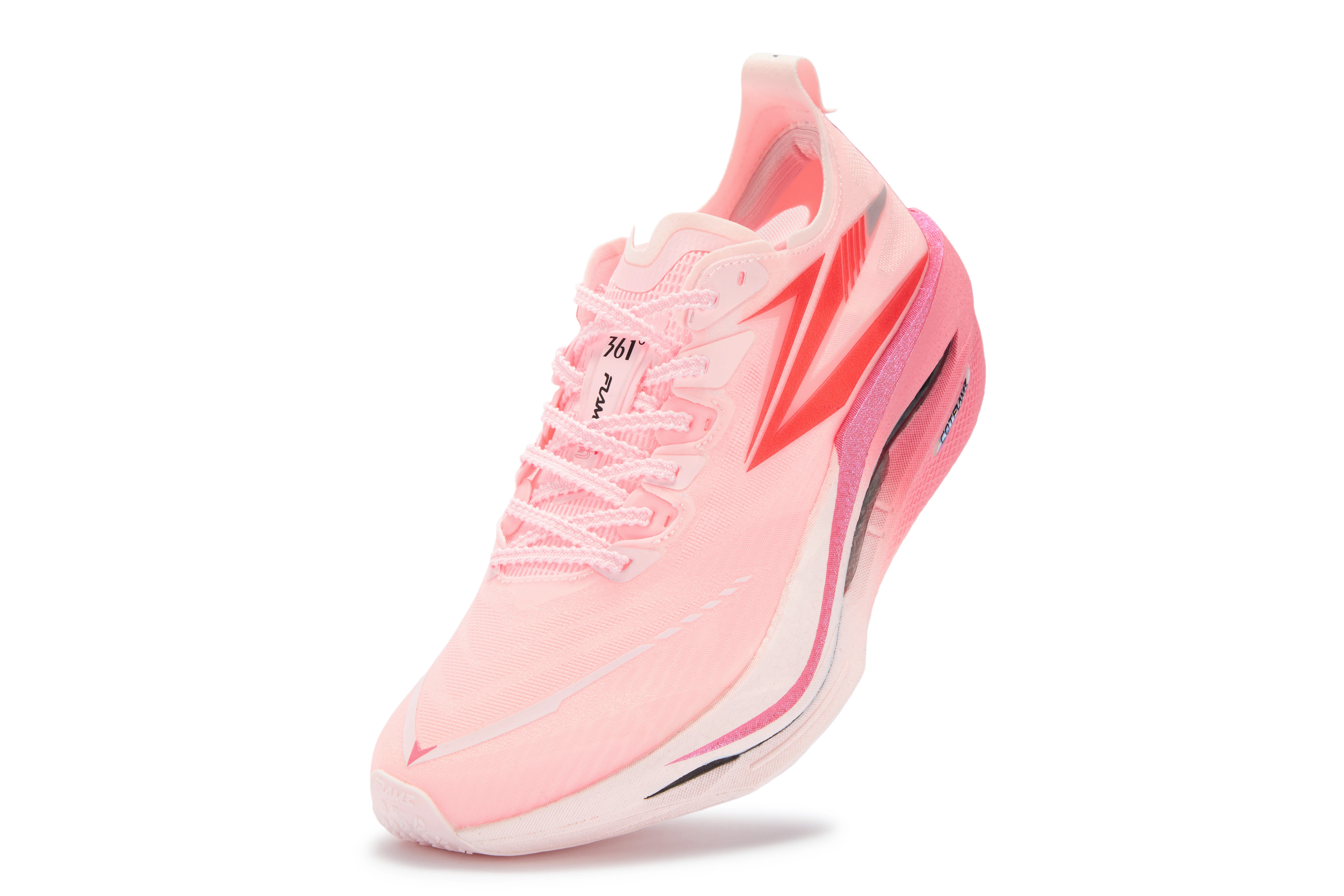 361 Degrees Flame 5 Men's Running Shoes Breathable Stable Rebound Carbon Plate Grippy Durable Marathon Male Sneakers 672612213