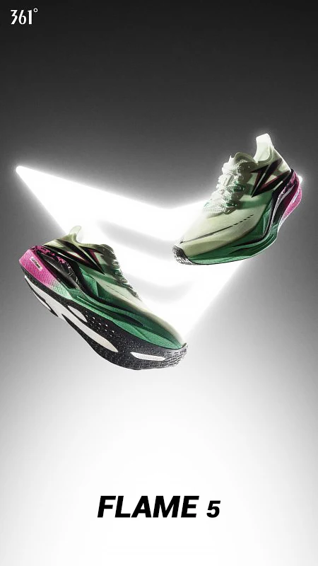 361 Degrees Flame 5 Men's Running Shoes Breathable Stable Rebound Carbon Plate Grippy Durable Marathon Male Sneakers 672612213