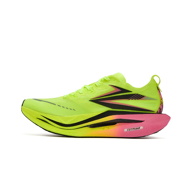 361 Degrees Flame 5 Men's Running Shoes Breathable Stable Rebound Carbon Plate Grippy Durable Marathon Male Sneakers 672612213