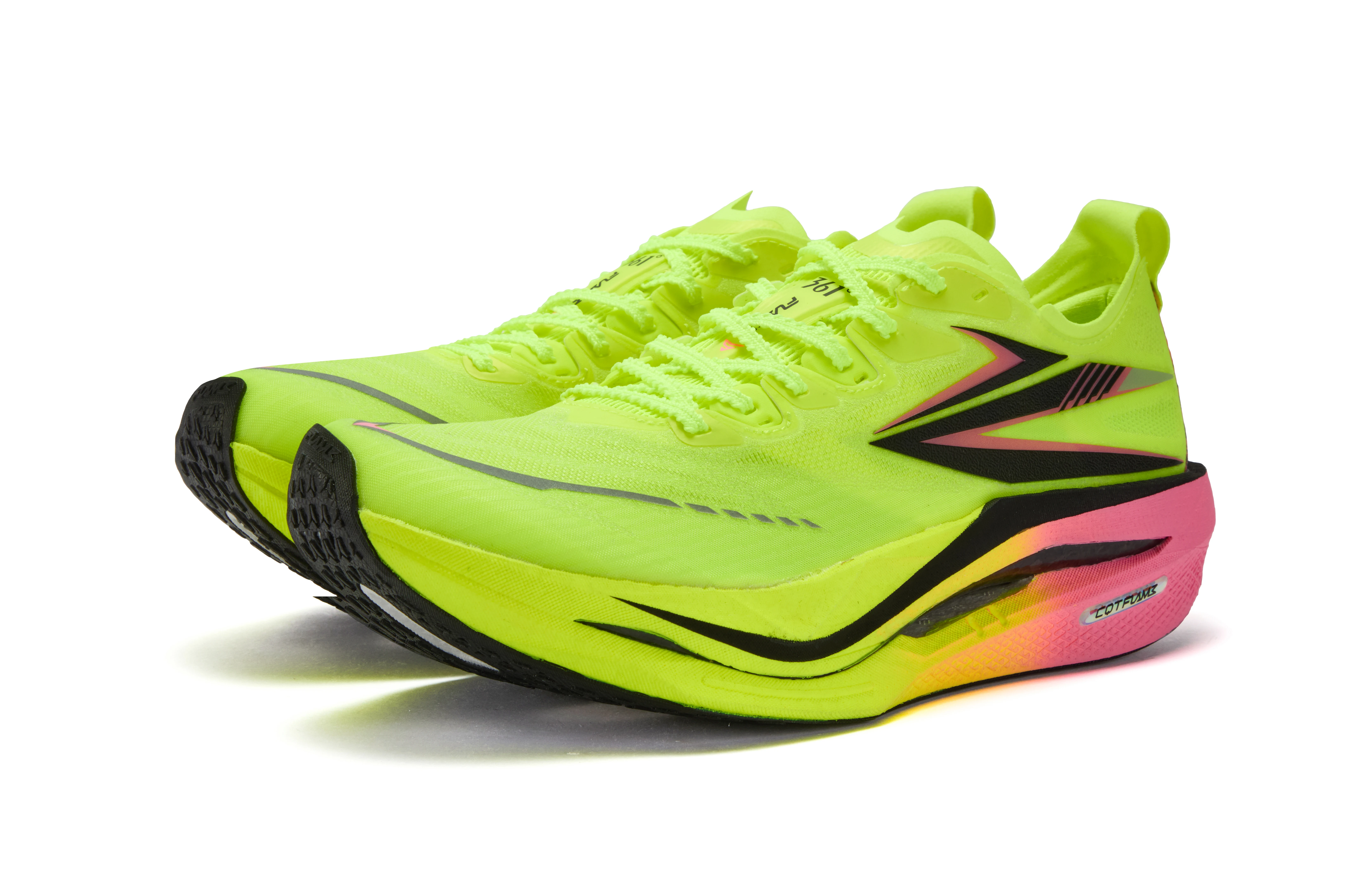 361 Degrees Flame 5 Men's Running Shoes Breathable Stable Rebound Carbon Plate Grippy Durable Marathon Male Sneakers 672612213