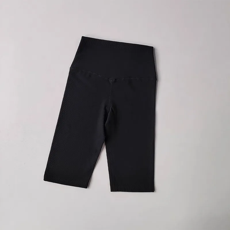 Women Shorts Sports For Women New Cycling Ribbed Jogging Fitness High Waist Push Up Gym Shorts Leggings Yoga Shorts Short Pants