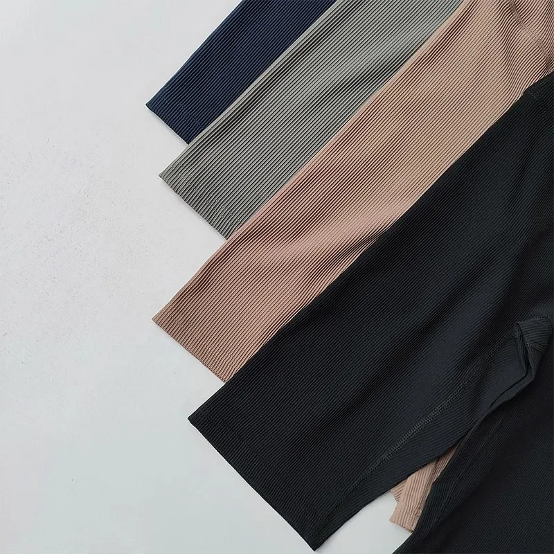 Women Shorts Sports For Women New Cycling Ribbed Jogging Fitness High Waist Push Up Gym Shorts Leggings Yoga Shorts Short Pants