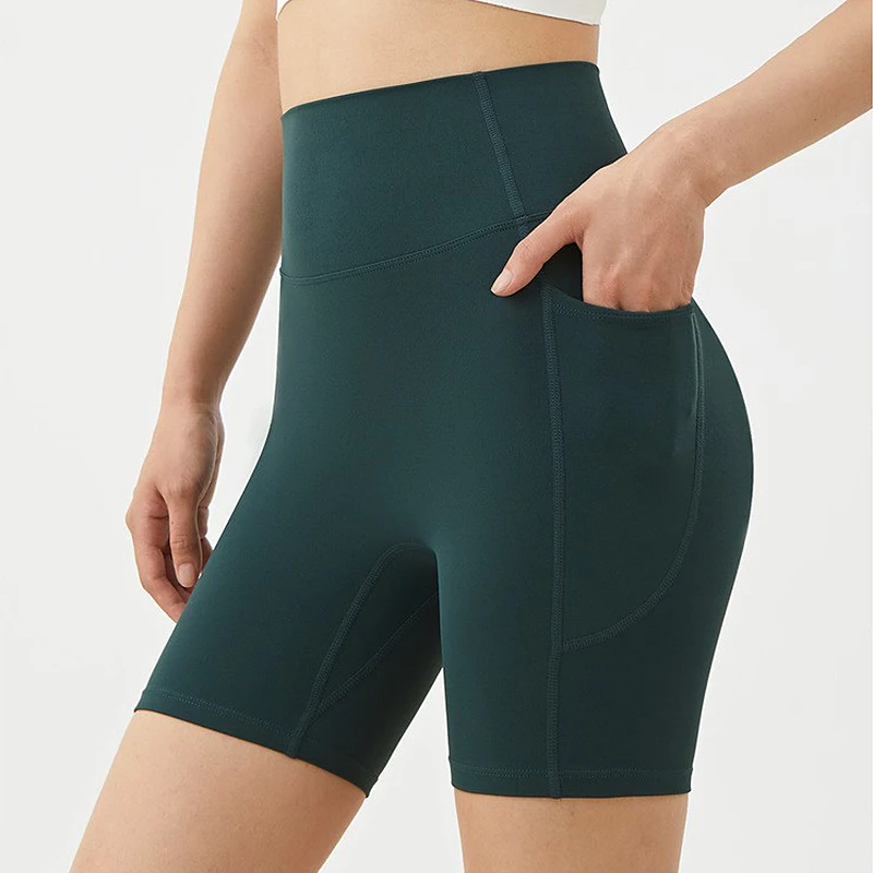 Women Shorts Sports For Women New Cycling Ribbed Jogging Fitness High Waist Push Up Gym Shorts Leggings Yoga Shorts Short Pants