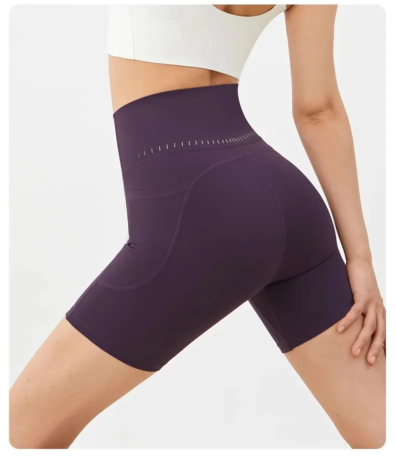 Women Shorts Sports For Women New Cycling Ribbed Jogging Fitness High Waist Push Up Gym Shorts Leggings Yoga Shorts Short Pants