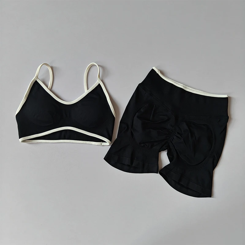 Gym Shorts Women Fitness Sports High Waisted Shorts Running High Waisted Yoga Shorts Workout Seamless Workout Tight