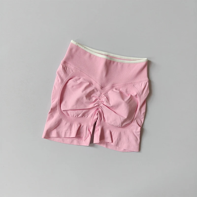 Gym Shorts Women Fitness Sports High Waisted Shorts Running High Waisted Yoga Shorts Workout Seamless Workout Tight