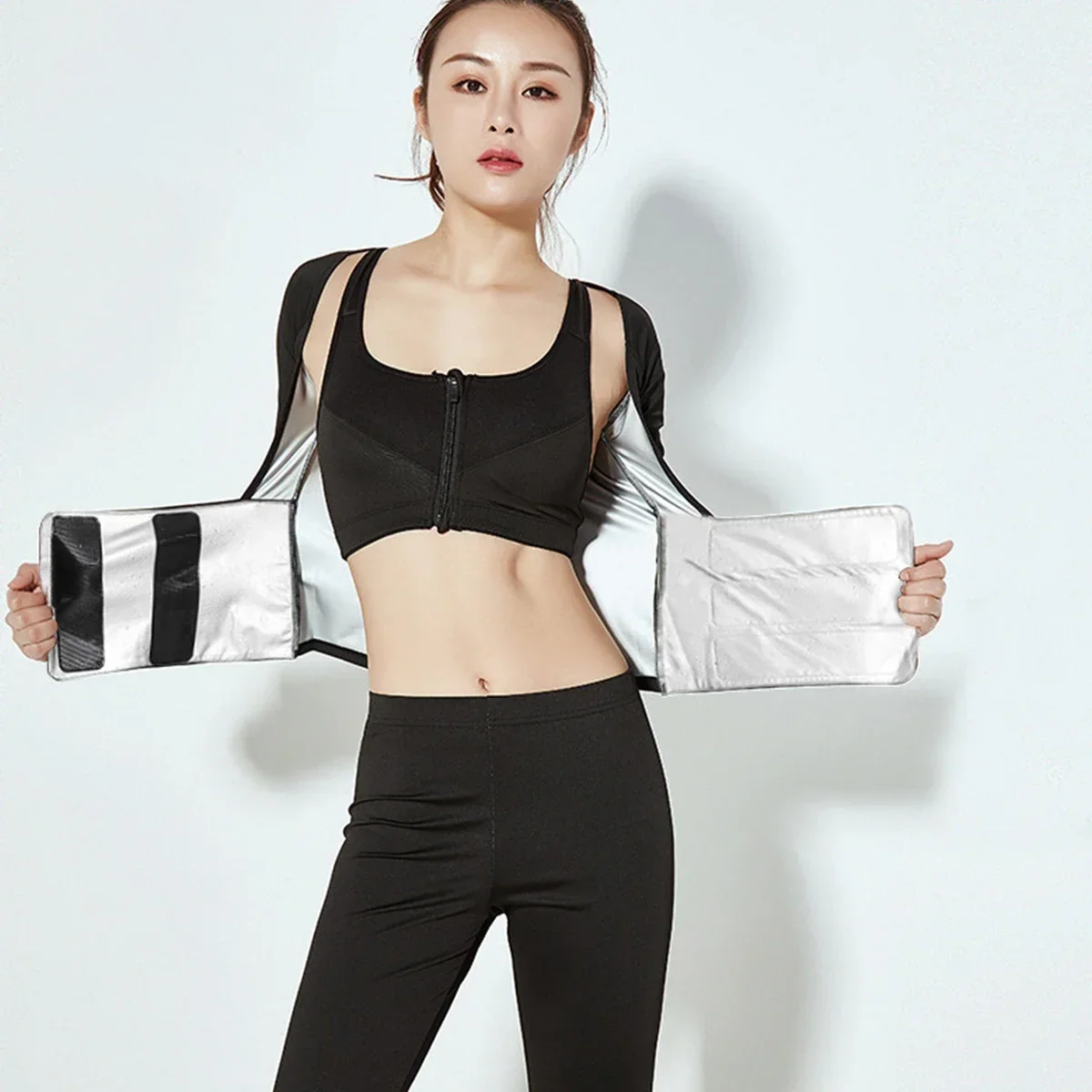 1pcs Women Waist Trainer Corset Weight Slimming Neoprene Sauna Sweat Vest Workout Body Shaper Fitness Equipment Accessories