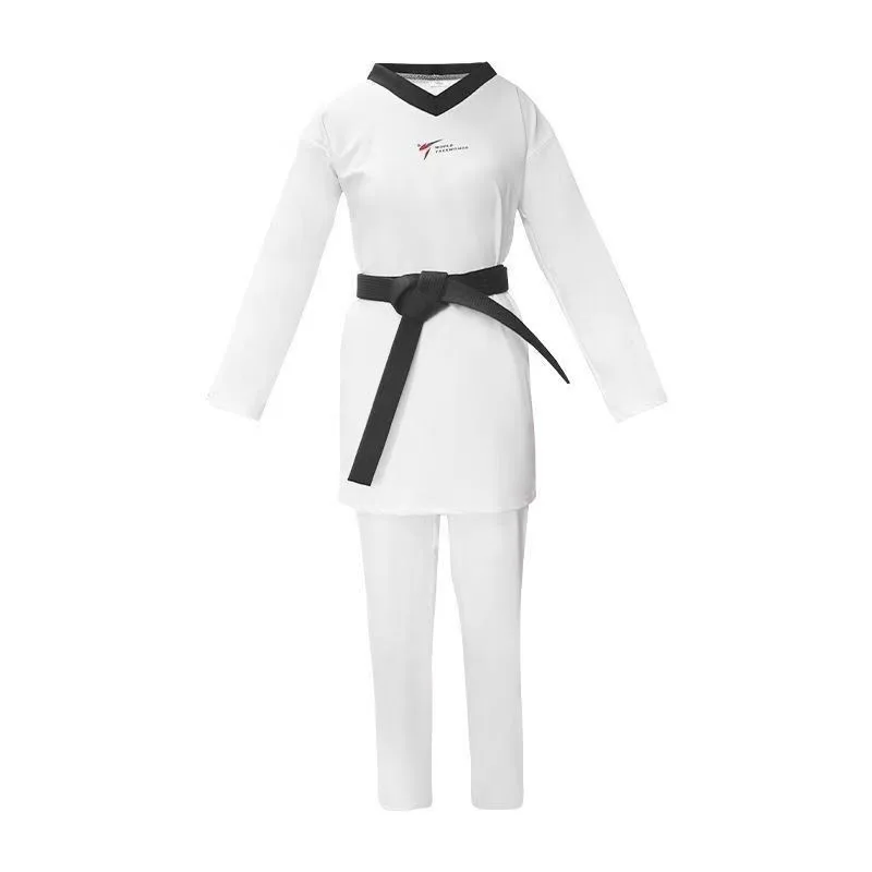 New Regulations Taekwondo Sportswear Fast Dry Tight Fitting Elastic Training Clothing Breathable Comfortable and of Good Quality
