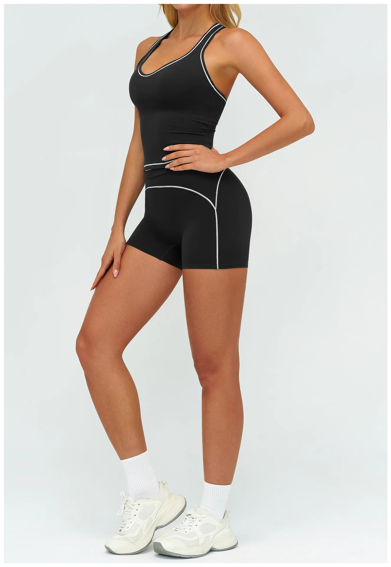 Woman Yoga Tank Top Gym Clothes Removable Chest Pad Fitness Bra Workout Halter Top Activewear Sexy Pilates Sports Vest Underwear