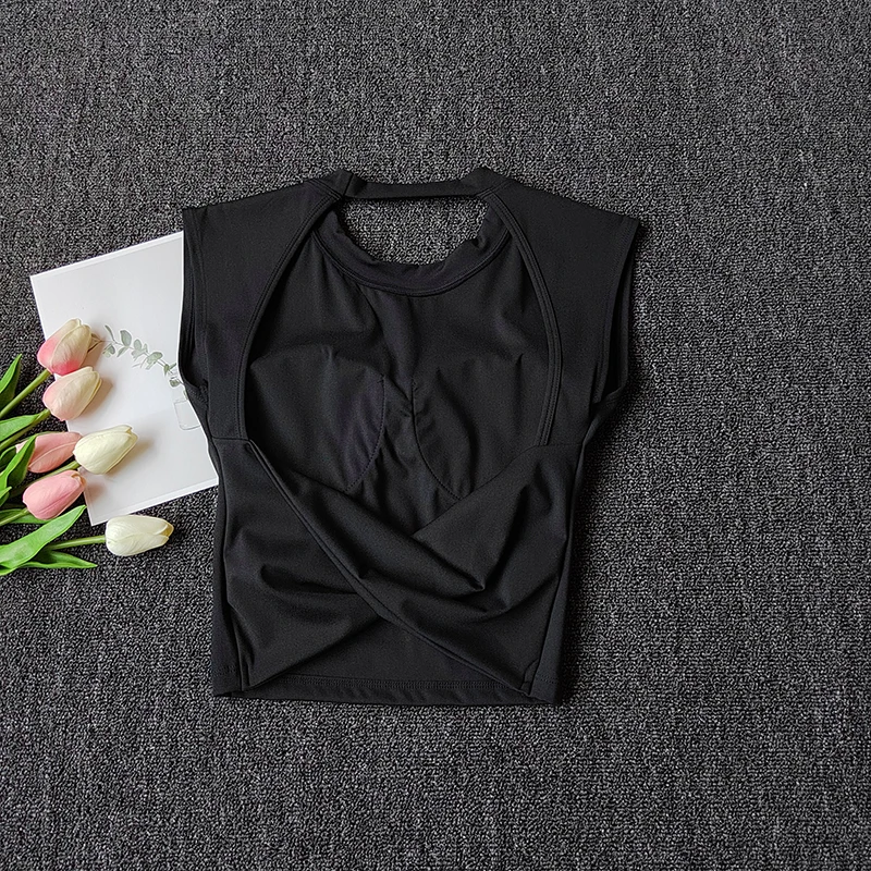 Women Sports Bra Top Push Up Sexy Beauty Back Fitness Yoga Bra T-Shirts Sport Tops For Women Breathable Running Vest Gym Wear