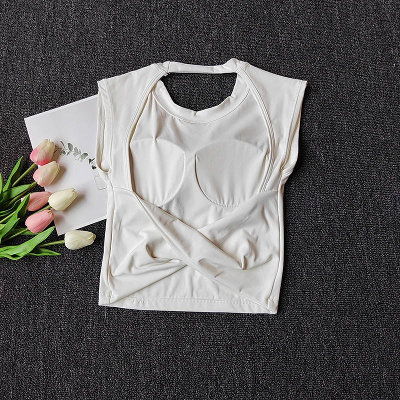 Women Sports Bra Top Push Up Sexy Beauty Back Fitness Yoga Bra T-Shirts Sport Tops For Women Breathable Running Vest Gym Wear