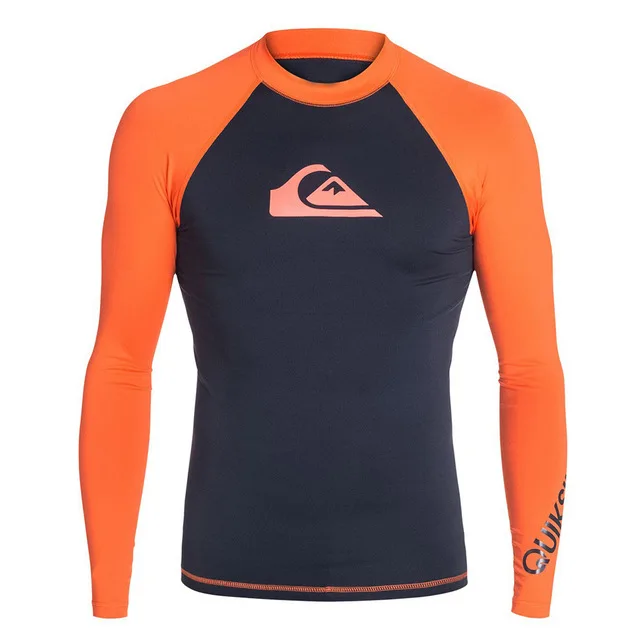 Swimming Suit for Men 2026 New Long Sleeve Bathing Suit Quick-Drying Rash Guard Sun Protection