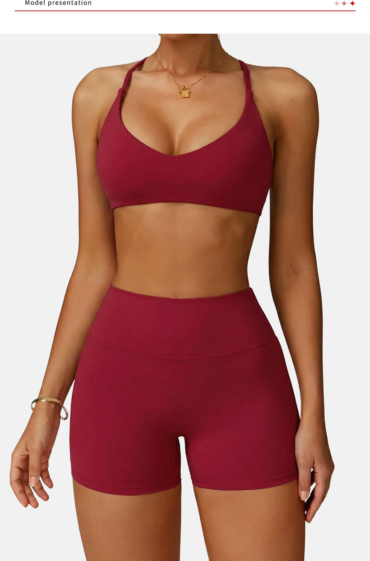 Sports Bra High Support Women Gym Underwear Push-up Back Cross Yoga Crop Top Running Workout Fitness Pilates Solid Color