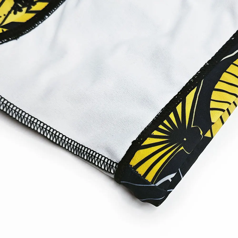 UXH Brand Men's Swimwear short With Push-Up Black Trunks Boxer Hi-Q Sexy Men Breathable Swim Suit Speed Matching Beach Shorts