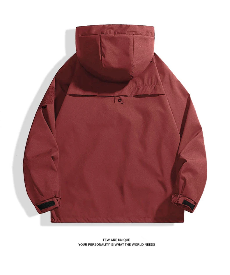 CHRLCK Unisex Waterproof Running Jacket Autumn Windproof Windbreaker Hiking Camping Trekking Outdoor Jackets Men Women Coats
