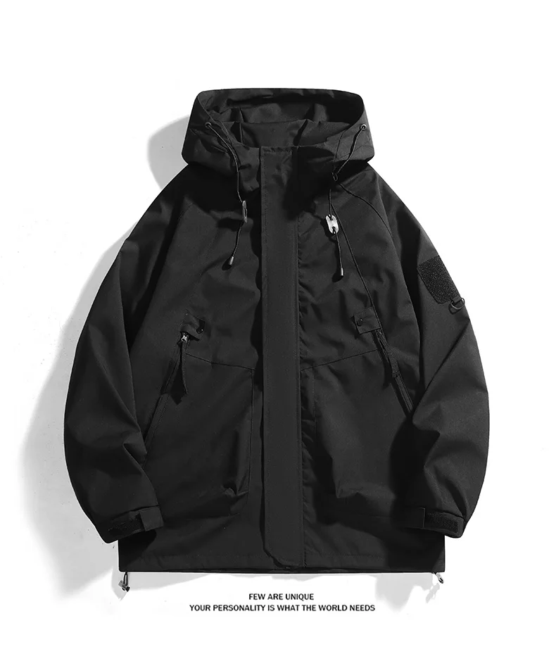 CHRLCK Unisex Waterproof Running Jacket Autumn Windproof Windbreaker Hiking Camping Trekking Outdoor Jackets Men Women Coats