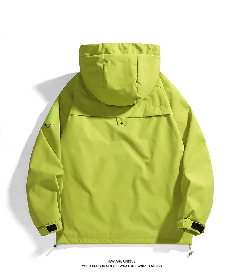CHRLCK Unisex Waterproof Running Jacket Autumn Windproof Windbreaker Hiking Camping Trekking Outdoor Jackets Men Women Coats