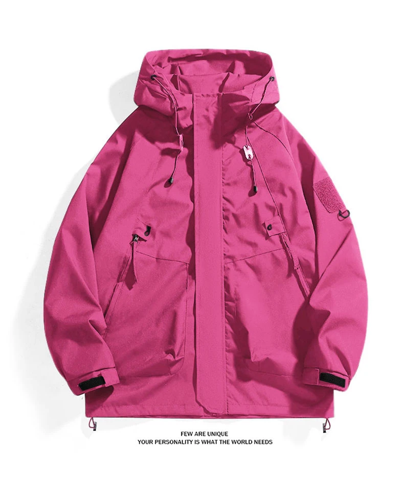 CHRLCK Unisex Waterproof Running Jacket Autumn Windproof Windbreaker Hiking Camping Trekking Outdoor Jackets Men Women Coats