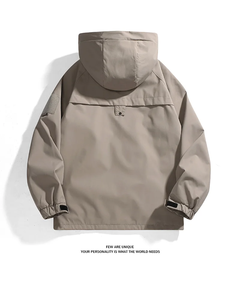 CHRLCK Unisex Waterproof Running Jacket Autumn Windproof Windbreaker Hiking Camping Trekking Outdoor Jackets Men Women Coats