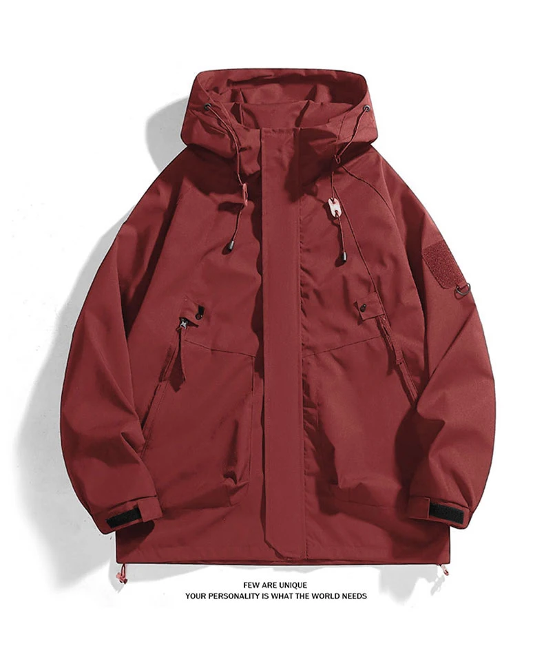CHRLCK Unisex Waterproof Running Jacket Autumn Windproof Windbreaker Hiking Camping Trekking Outdoor Jackets Men Women Coats
