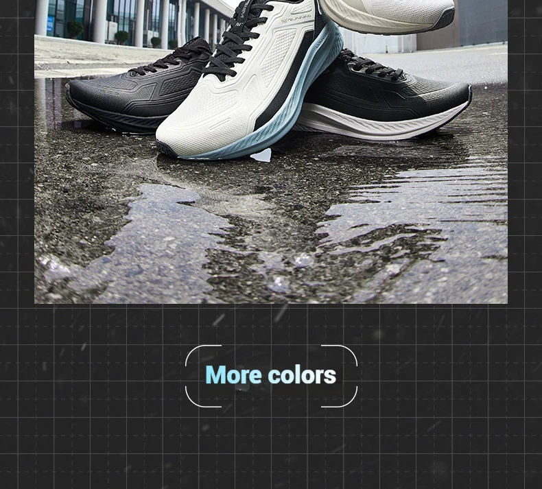 361 Degrees Wingblade Rainblock Men Running Shoes Splash Proof Anti-Slip Water Repellent Grippy Stable Male Sneakers 672532231