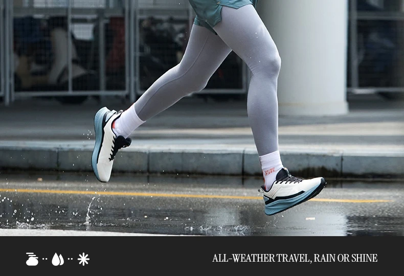 361 Degrees Wingblade Rainblock Men Running Shoes Splash Proof Anti-Slip Water Repellent Grippy Stable Male Sneakers 672532231