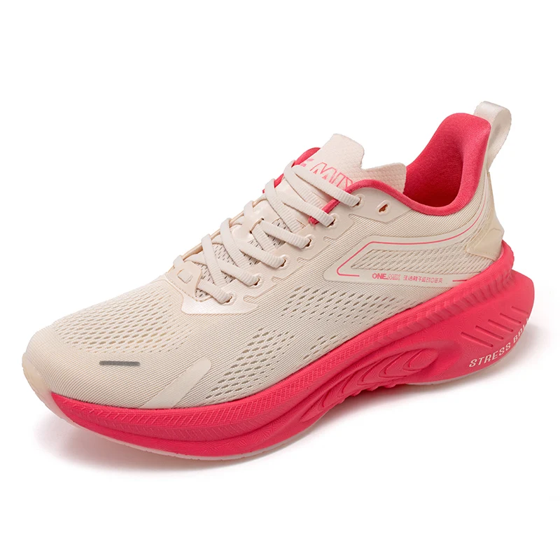 ONEMIX Men Summer Breathable Running Shoes Lightweight Cool Athletic Sneakers Elastic Cushion Outdoor Jogging Daily Sports Shoes