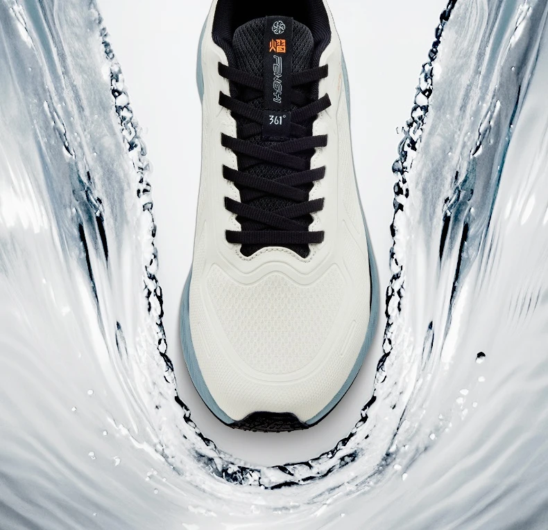 361 Degrees Fengyi Rainblock Men Running Shoes Water Repellent Anti-Slip Grippy Cushioning Airy Male Sneakers 672532231