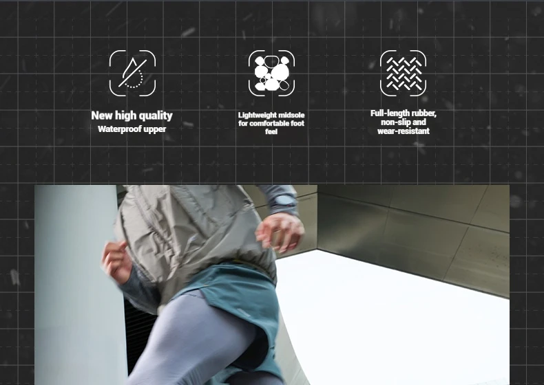 361 Degrees Fengyi Rainblock Men Running Shoes Water Repellent Anti-Slip Grippy Cushioning Airy Male Sneakers 672532231