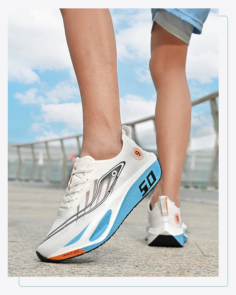 New Sports Shoes for Men&Women, Running Sneakers, Carbon Plate, Male Marathon Racing, Shock-absorbing, Athletics Training Shoes