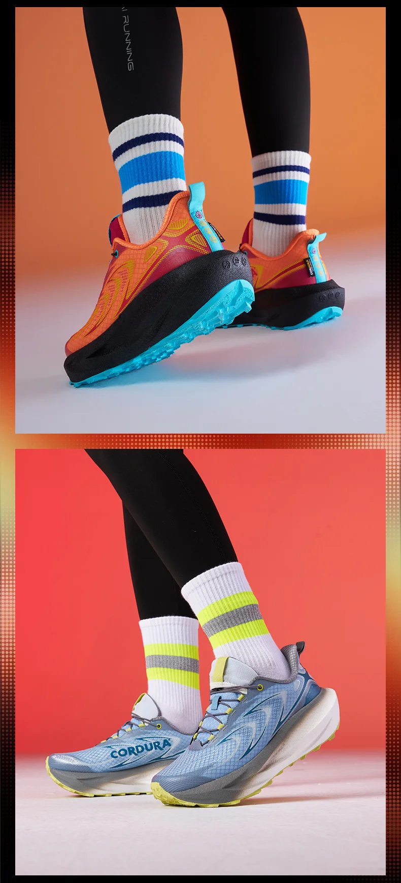 BMAI Outdoor Trail Running Shoes for Men Breathable Man Sneakers Lightweight Mountain Men's Sports Shoes Cushion Jogging Sneaker