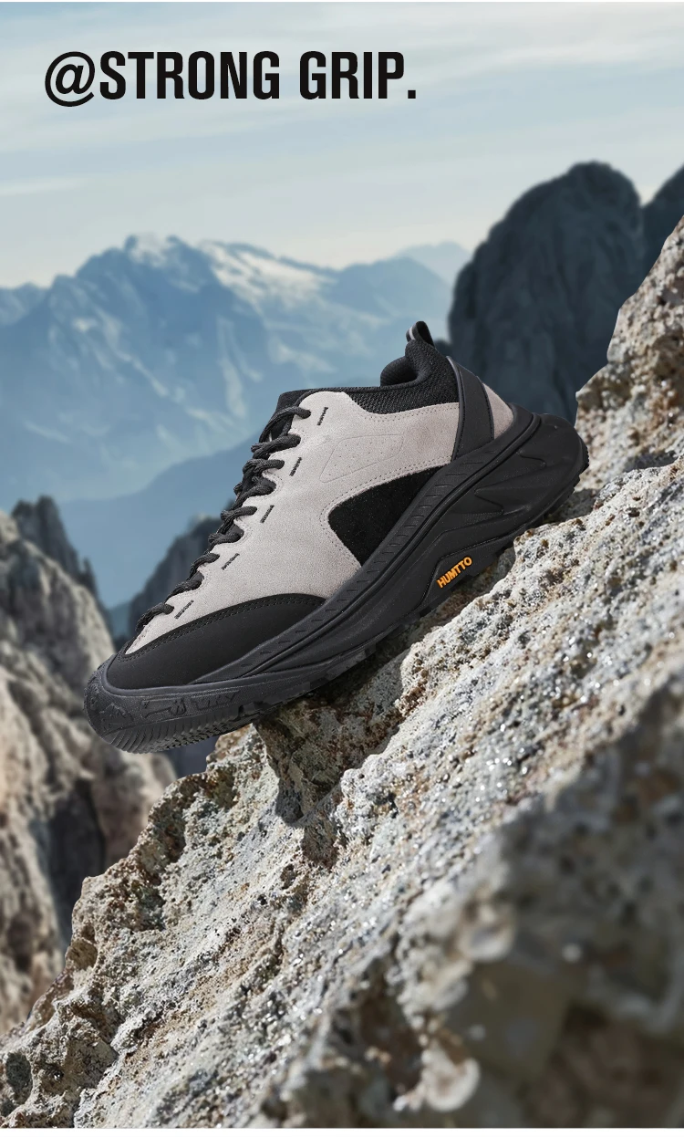 HUMTTO Anti-slip Hiking Shoes Designer Walking Sneaker for Men Outdoor Sports Shoe Breathable and Wear-resistant Trekking Boots