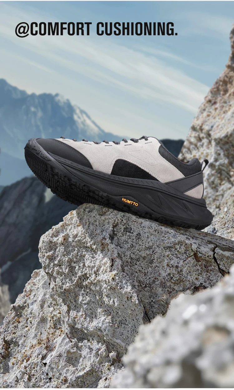 HUMTTO Anti-slip Hiking Shoes Designer Walking Sneaker for Men Outdoor Sports Shoe Breathable and Wear-resistant Trekking Boots