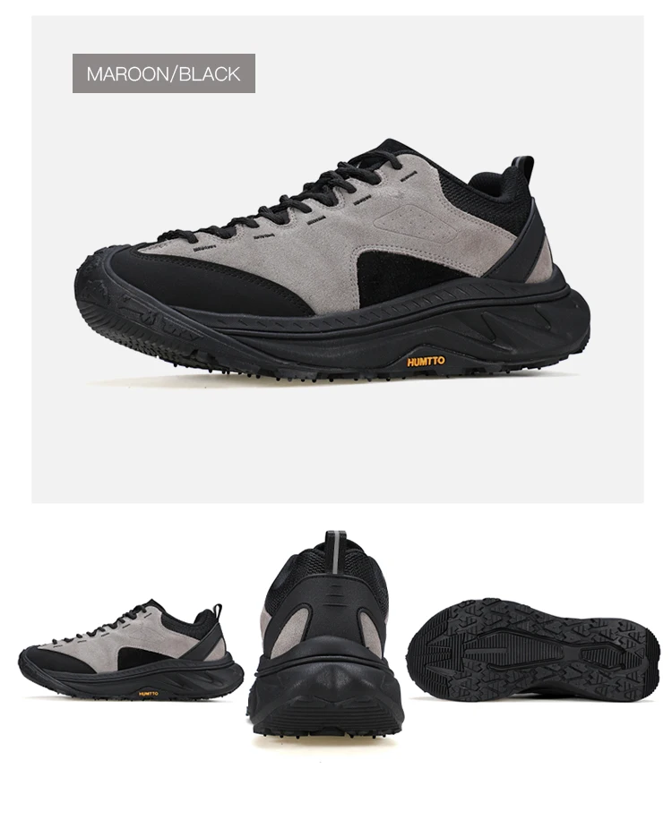 HUMTTO Anti-slip Hiking Shoes Designer Walking Sneaker for Men Outdoor Sports Shoe Breathable and Wear-resistant Trekking Boots