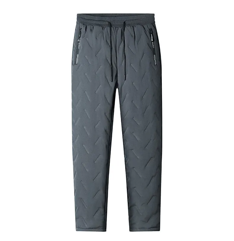Winter Running Pant Cashmere Thicken Fleece Windproof Sweatpants Men Joggers Cotton Warm Pants Male Waterproof Thermal Trousers