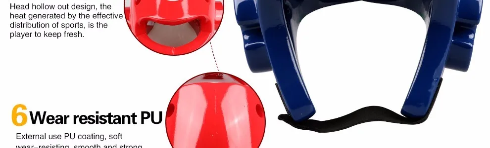 Taekwondo Helmet Sanda Kick Boxing Head Guard Headgear Protector Sparring Gear Helmet Karate Muay Thai Head Protection