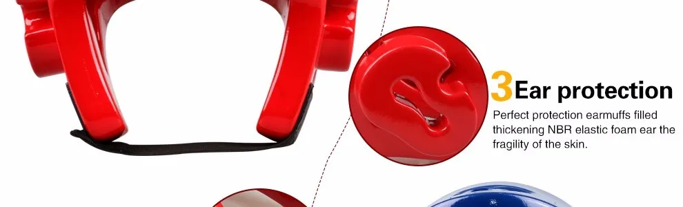 Taekwondo Helmet Sanda Kick Boxing Head Guard Headgear Protector Sparring Gear Helmet Karate Muay Thai Head Protection