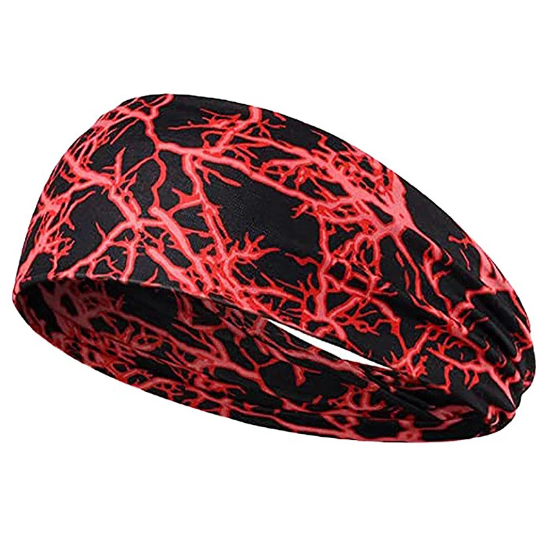 Sports Sweatband Hairband Women's Headwear Anti-Sweat Gym Fitness Sweat Guide Antiperspirant Band Running Headband