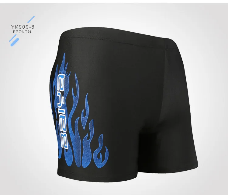 Men Elastic Swimming Trunks Swimwear Beach Swim Sport Short Briefs Surfing Summer Swimsuit Boxer Shorts Bathing Suit