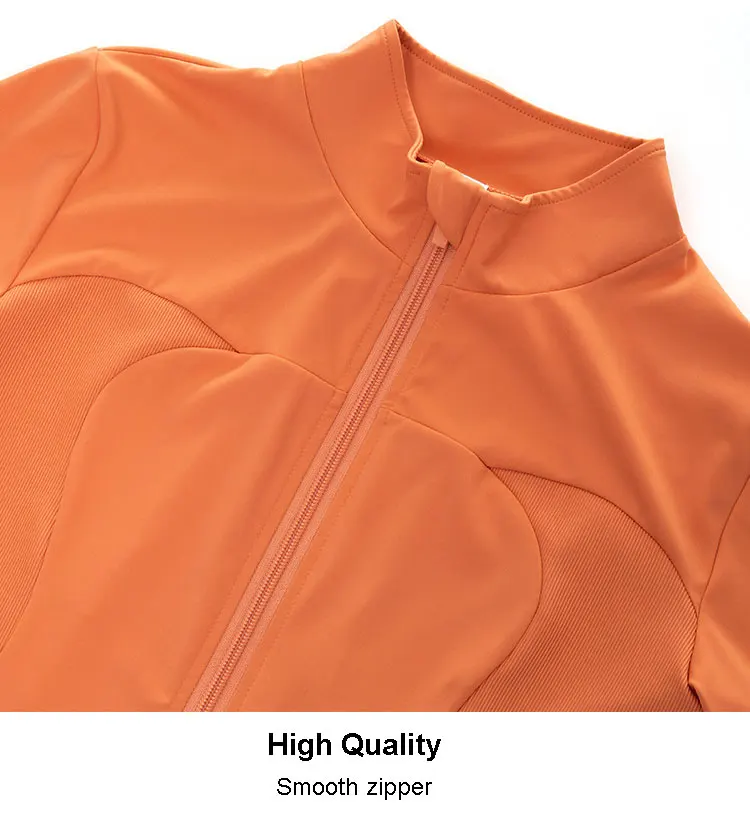 New Women Athletic Sports Shirt Close Fitting Long Sleeve Fitness Yoga Top With Thumb Holes Gym Jacket Female Running Coat