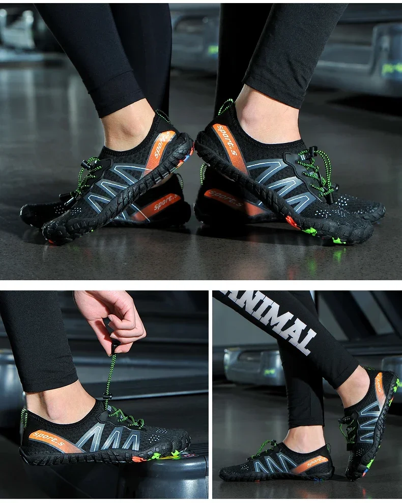 Men Wading Shoes Women Swimming Shoes Sneakers Barefoot Beach Sandals Upstream Aqua Shoes Quick-Dry Sea Diving Gym Water Shoes