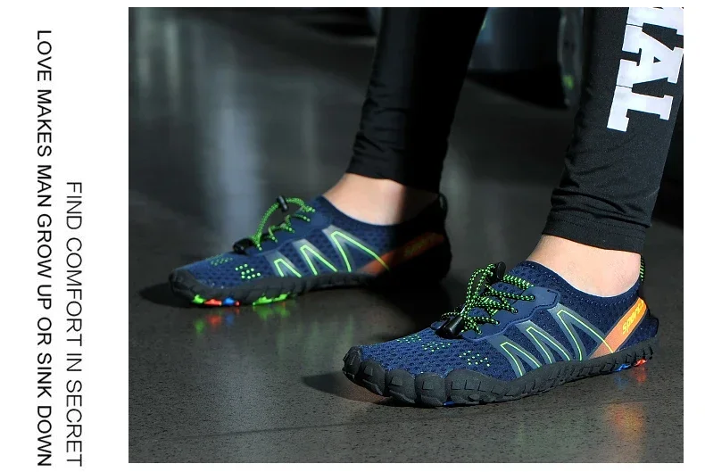 Men Wading Shoes Women Swimming Shoes Sneakers Barefoot Beach Sandals Upstream Aqua Shoes Quick-Dry Sea Diving Gym Water Shoes