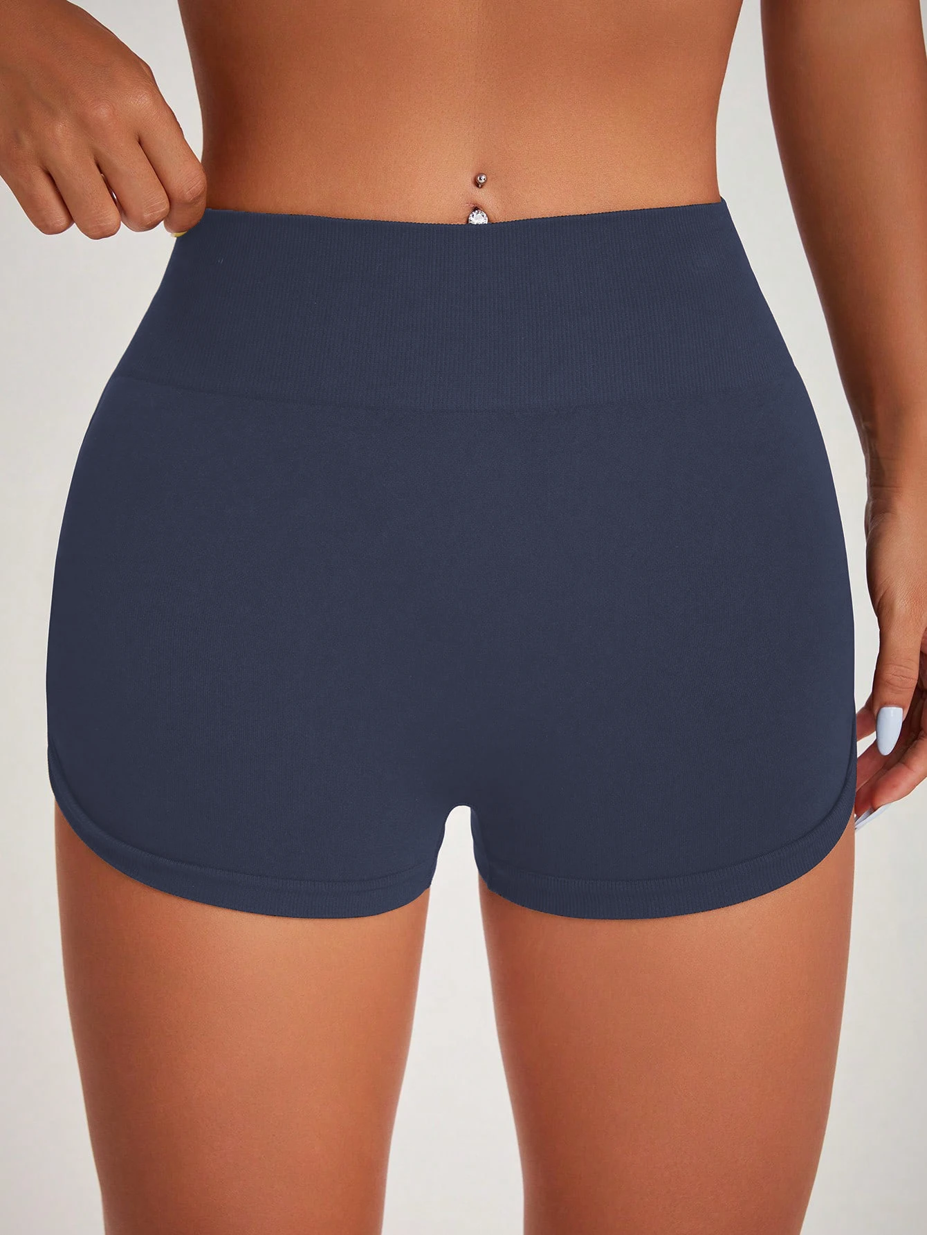 Women's Seamless Yoga Booty Shorts High Waist Scrunch Butt Lifting Workout Hot Pants