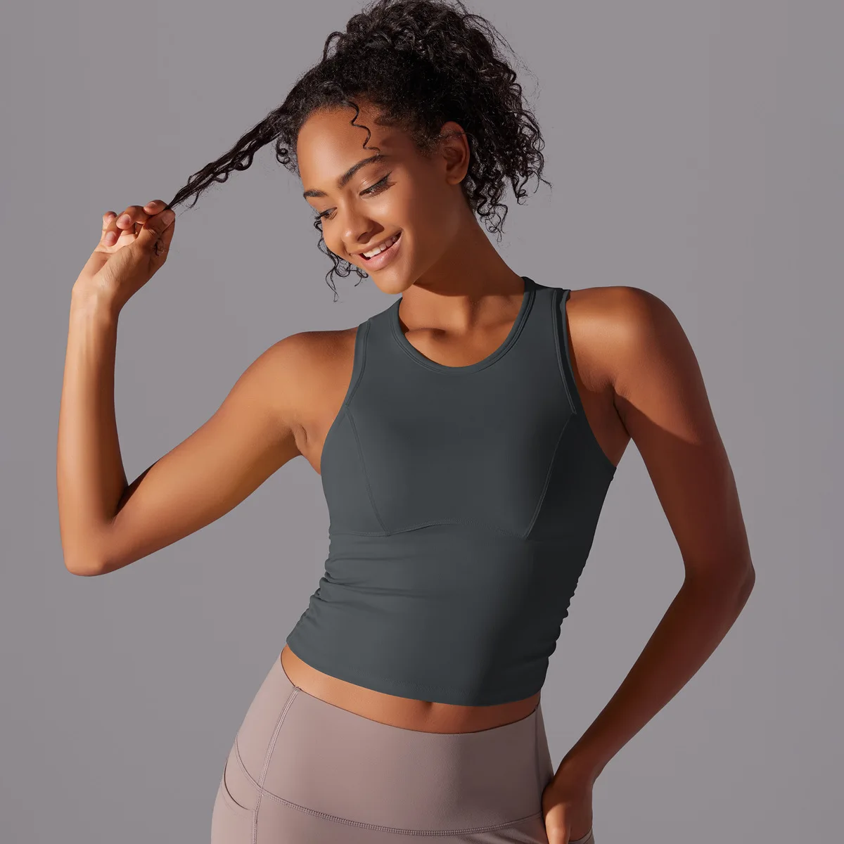 Women Sleeveless Gym Top Slim Fit Super Stretch Yoga T-Shirt Breathable Quick Dry Workout Vest Female Running Sportswear