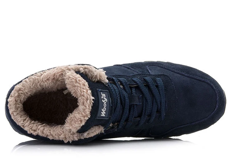 2026 Men Boots Winter Sports Ankle Boots Thickened Plus Size Women Casual Fashion Short Boots Cotton Shoes Platform Snow Boots
