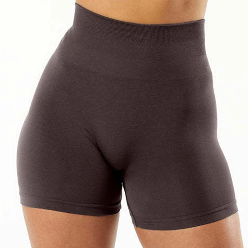 2022 Women High Waist Sport Shorts Seamless Workout Shorts Scrunch Butt Fitness Shorts Women's Sports Short Pants Gym Clothing