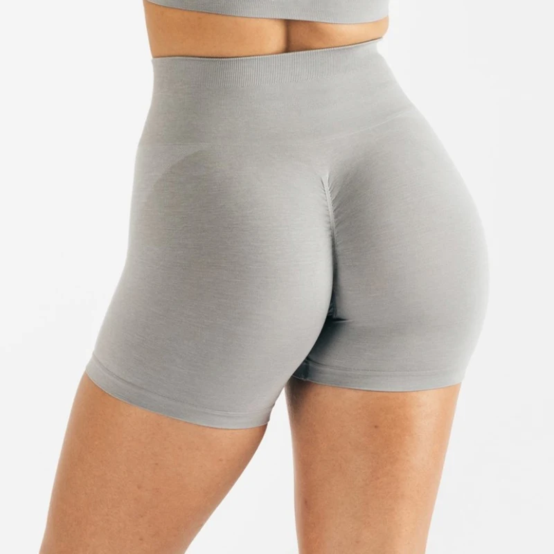 2022 Women High Waist Sport Shorts Seamless Workout Shorts Scrunch Butt Fitness Shorts Women's Sports Short Pants Gym Clothing