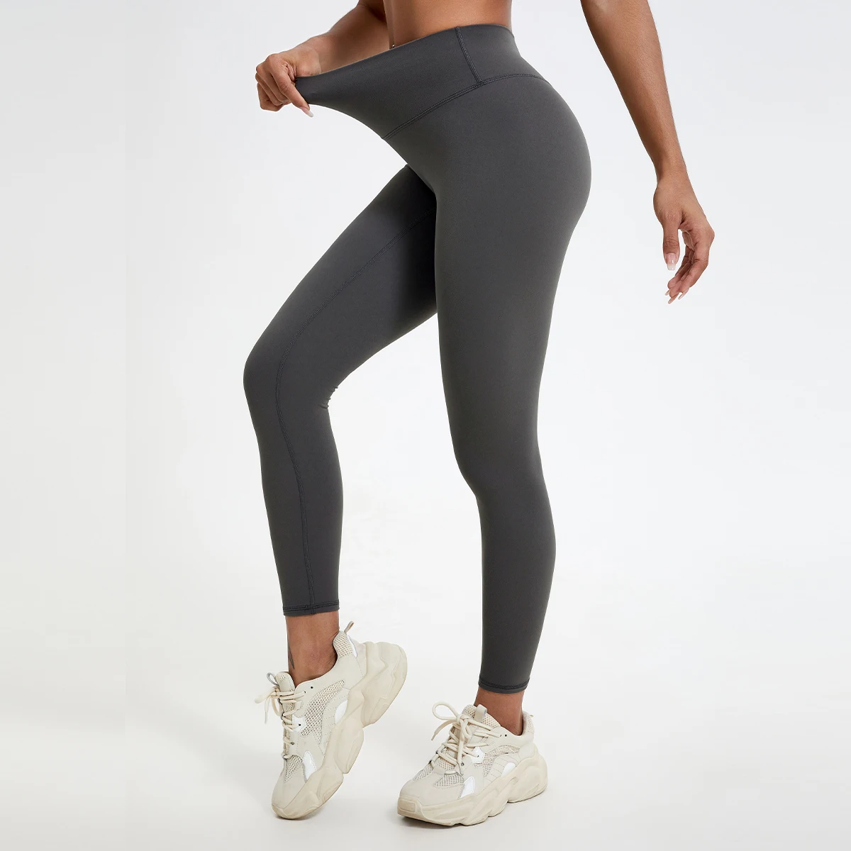 Summer Super Soft Fabrics High Waist Yoga Pants Running Train Tights Women Push Up Sports Leggings Women Breathable Gym Leggings